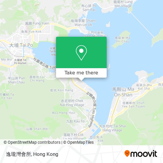 逸瓏灣會所地圖