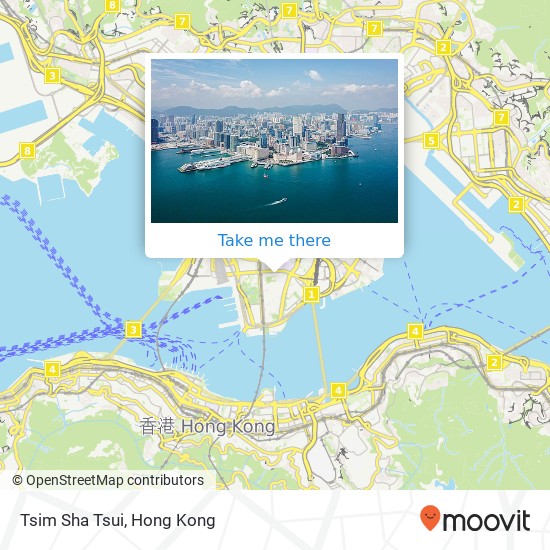 Tsim Sha Tsui map