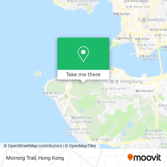 Morning Trail map