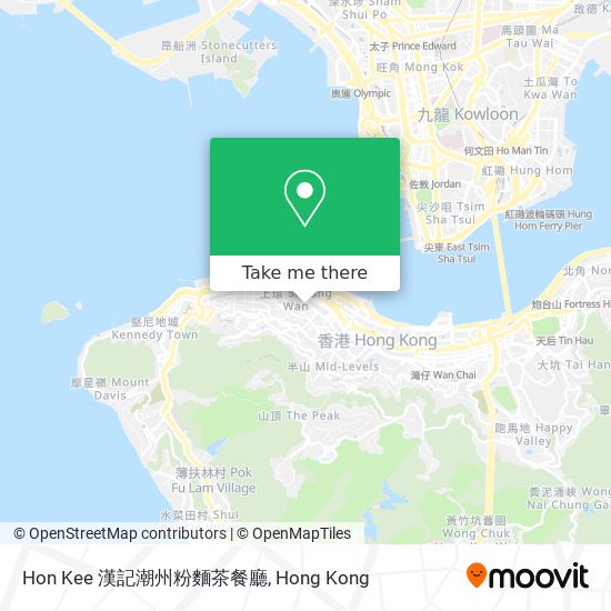 Hon Kee 漢記潮州粉麵茶餐廳 map