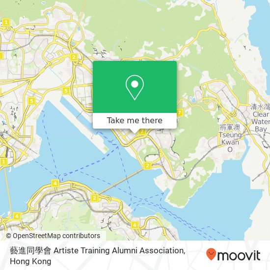 藝進同學會 Artiste Training Alumni Association map