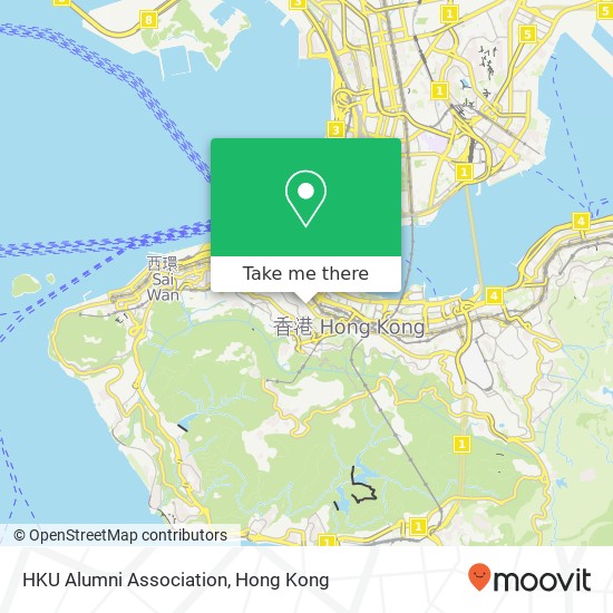 HKU Alumni Association map