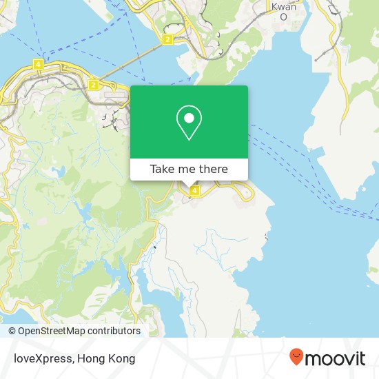 loveXpress map