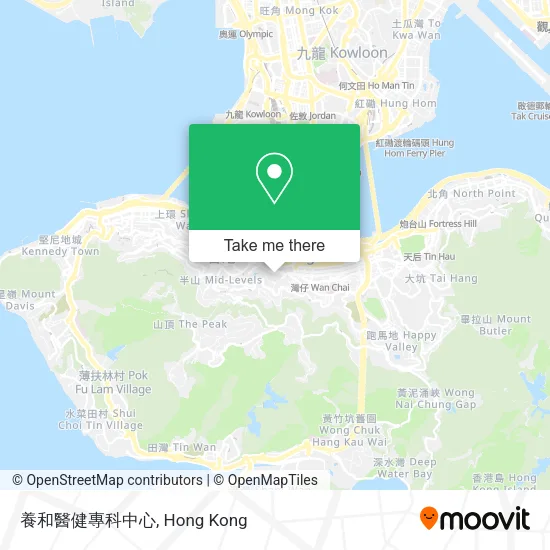 養和醫健專科中心地圖
