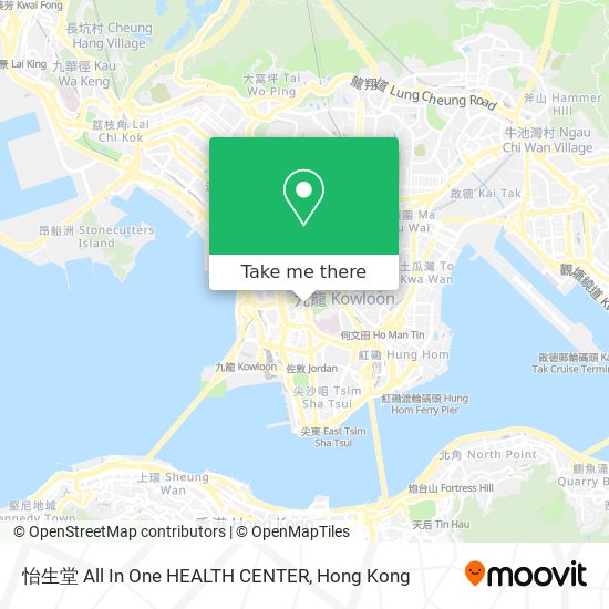 怡生堂 All In One HEALTH CENTER map