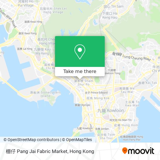 棚仔 Pang Jai Fabric Market map