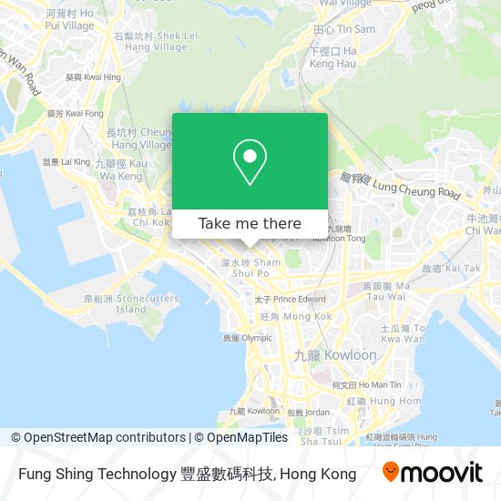 Fung Shing Technology 豐盛數碼科技地圖