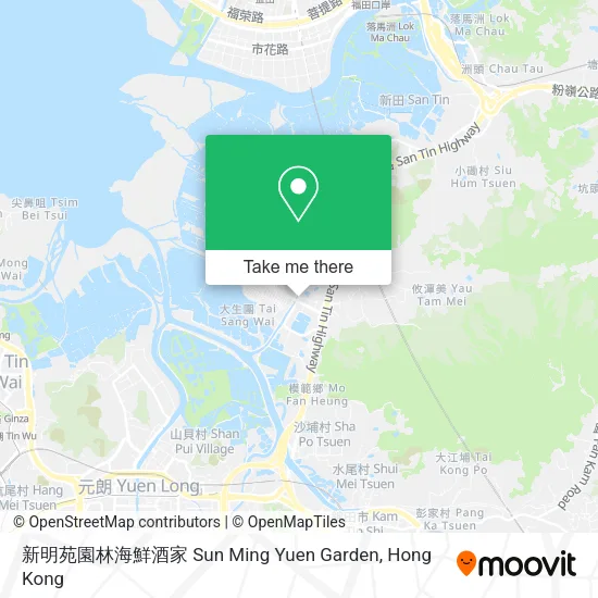 新明苑園林海鮮酒家 Sun Ming Yuen Garden地圖