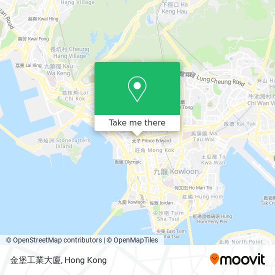 金堡工業大廈 map
