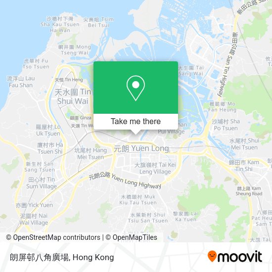 朗屏邨八角廣場地圖
