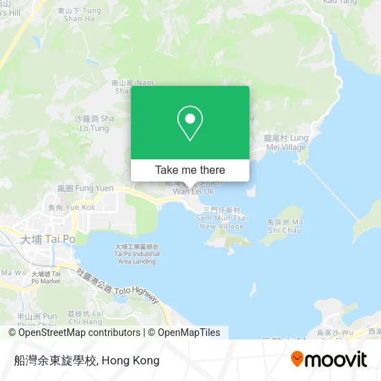 船灣余東旋學校地圖