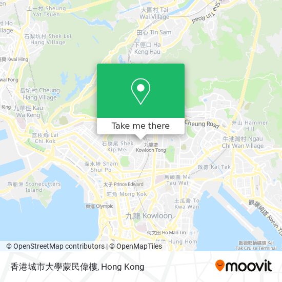 香港城市大學蒙民偉樓 map