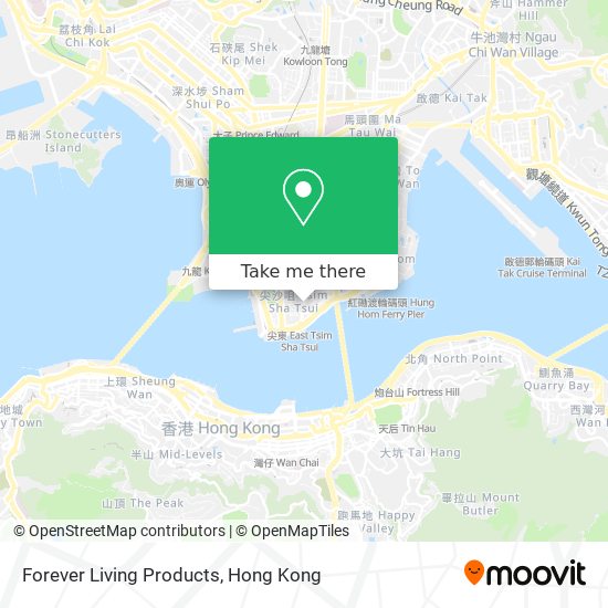 Forever Living Products map