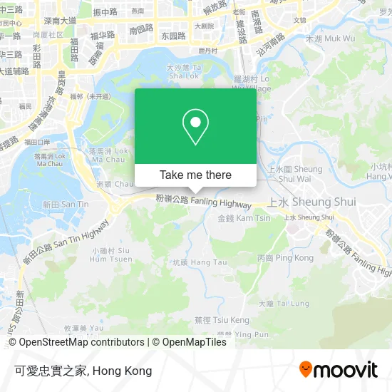 可愛忠實之家地圖