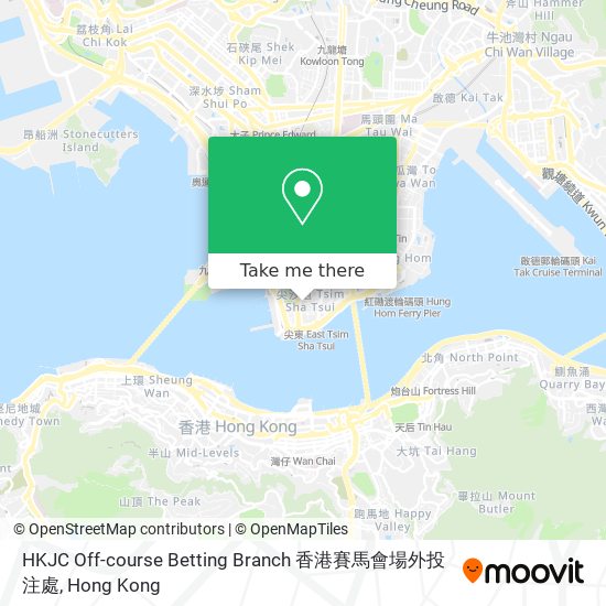 HKJC Off-course Betting Branch 香港賽馬會場外投注處 map