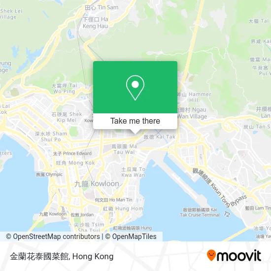 金蘭花泰國菜館 map