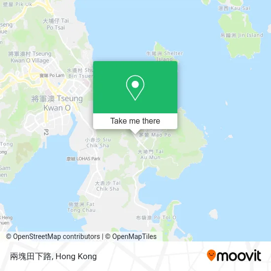 兩塊田下路地圖