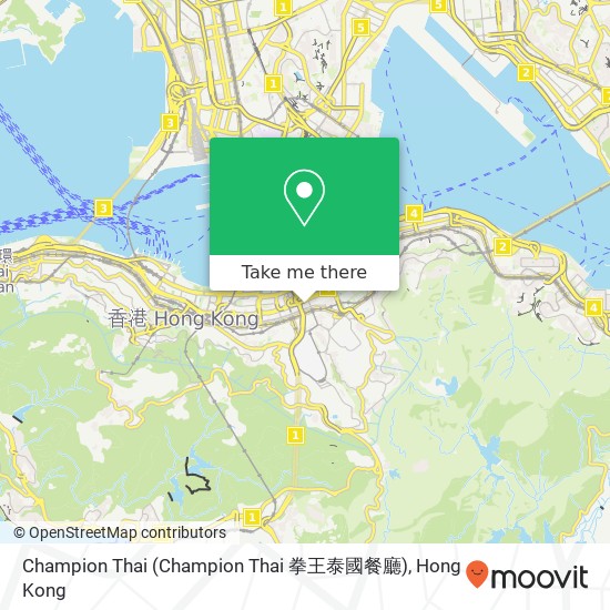 Champion Thai (Champion Thai 拳王泰國餐廳)地圖