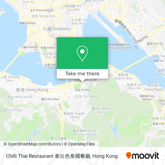 Chilli Thai Restaurant 泰出色泰國餐廳 map