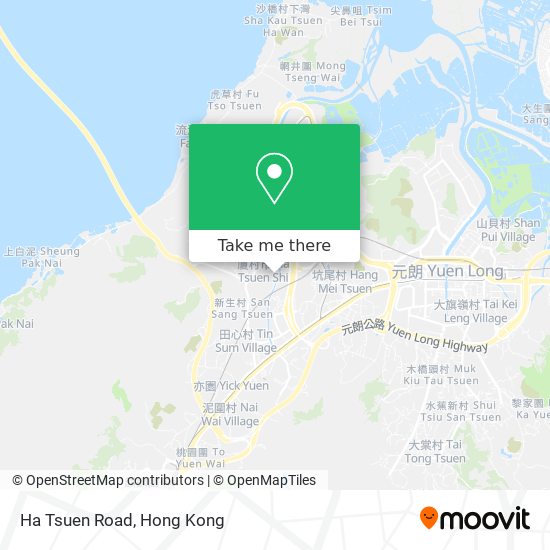 Ha Tsuen Road map