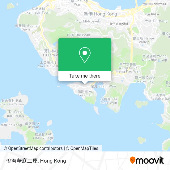 悅海華庭二座地圖