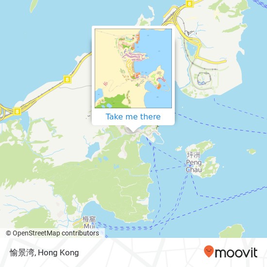 愉景湾 map