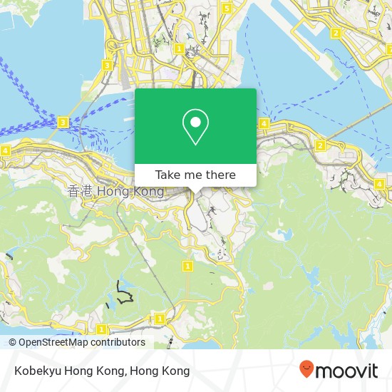 Kobekyu Hong Kong map