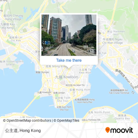 公主道 map