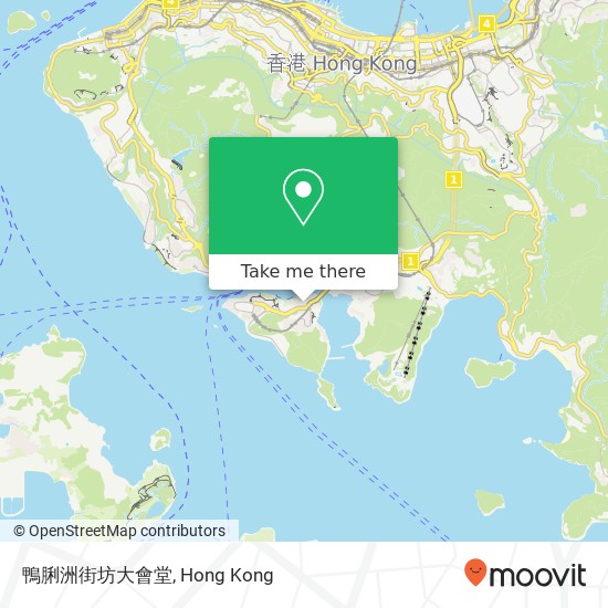 鴨脷洲街坊大會堂 map