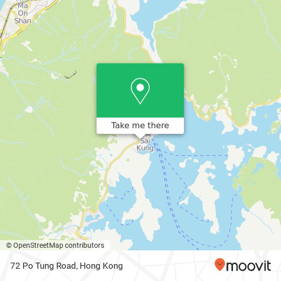 72 Po Tung Road map