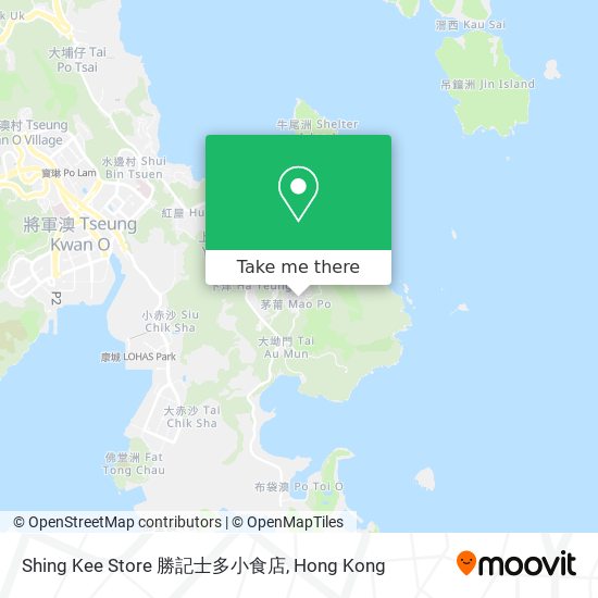 Shing Kee Store 勝記士多小食店地圖