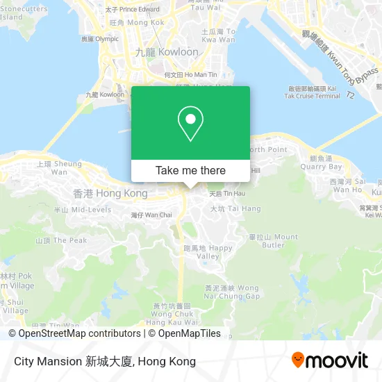 City Mansion 新城大廈地圖