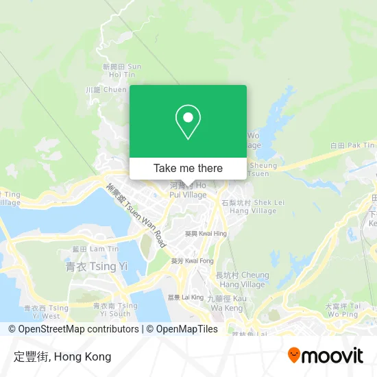 定豐街 map