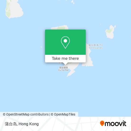 蒲台岛 map