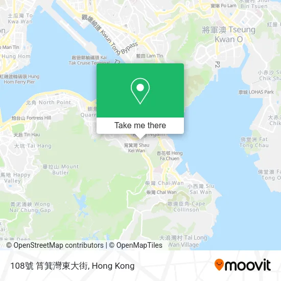 108號 筲箕灣東大街地圖