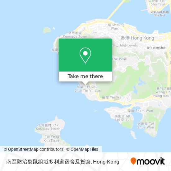 南區防治蟲鼠組域多利道宿舍及貨倉 map