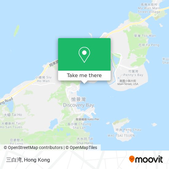 三白湾地圖