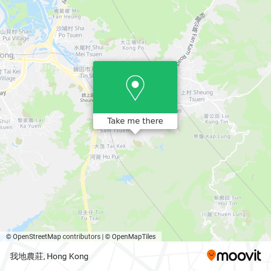 我地農莊 map