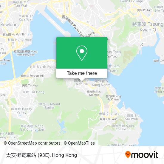 太安街電車站 (93E)地圖