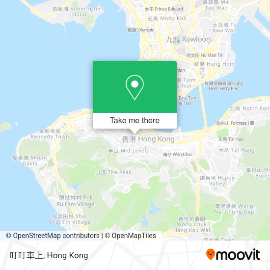 叮叮車上地圖