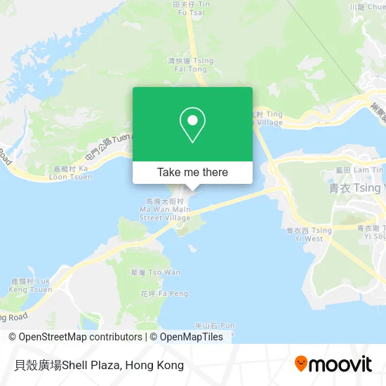 貝殼廣場Shell Plaza map