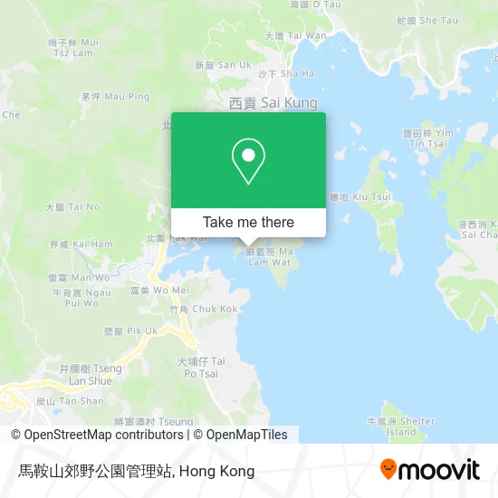 馬鞍山郊野公園管理站 map