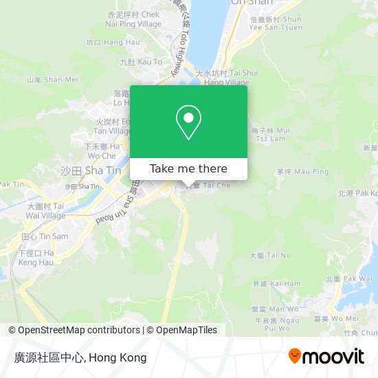 廣源社區中心 map