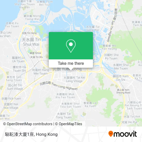 駱駝漆大廈1座地圖
