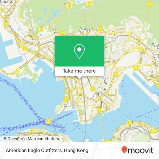 American Eagle Outfitters map