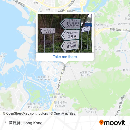 牛潭尾路 map