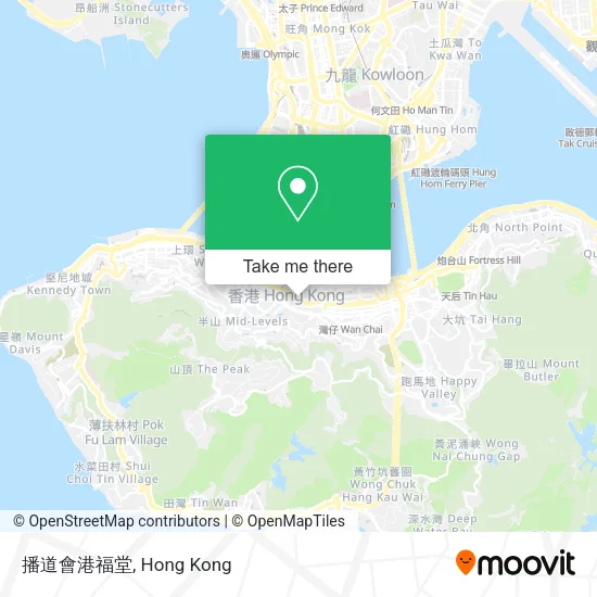 播道會港福堂地圖