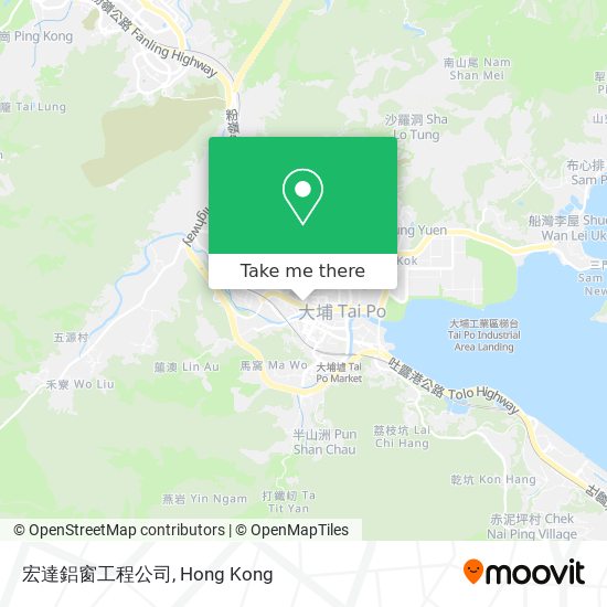 宏達鋁窗工程公司 map