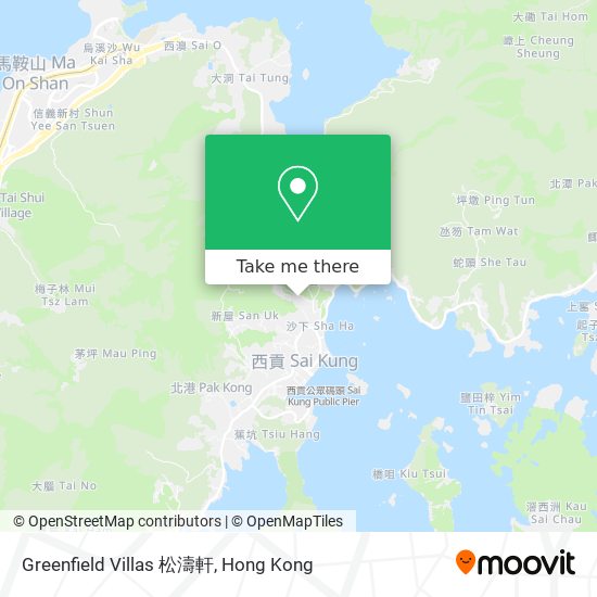 Greenfield Villas 松濤軒 map