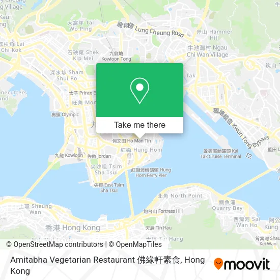 Amitabha Vegetarian Restaurant 佛緣軒素食地圖